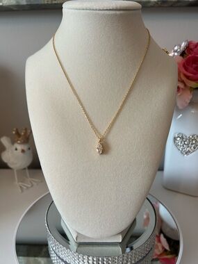 NWT! Kate Spade Signature Solitaire Pendant Necklace